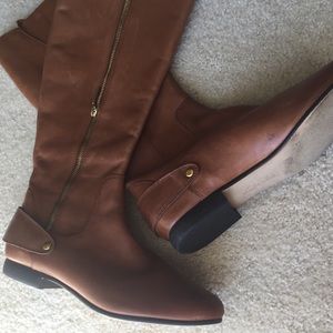 Clarks tall low-heel riding-style boots